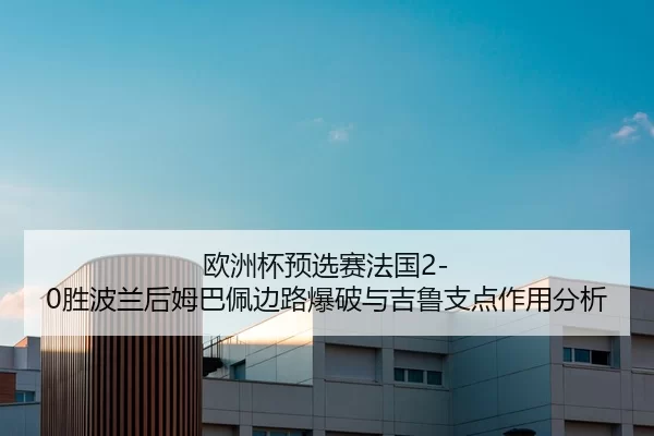 欧洲杯预选赛法国2-0胜波兰后姆巴佩边路爆破与吉鲁支点作用分析